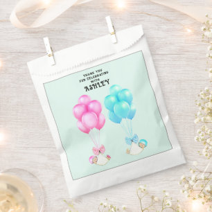 Twins Baby Shower Thank You Favour Bag