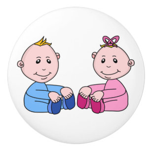 TWINS CERAMIC KNOB