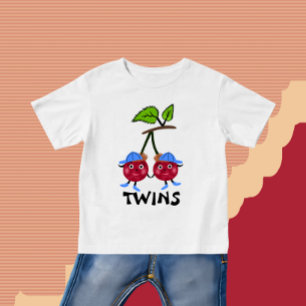 Twins cherries baby T-Shirt