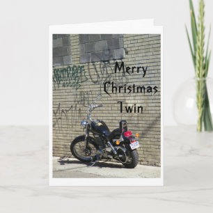 TWIN'S CHRISTMAS/EVERYDAY "ENJOY THE RIDE" HOLIDAY CARD