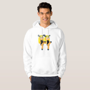 twins emoji mens hooded hoodie sweatshirt hoody