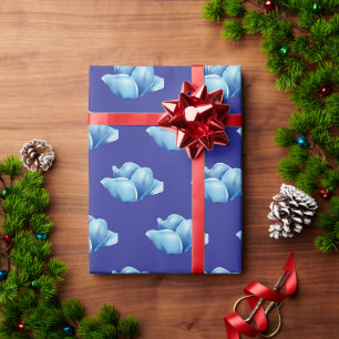 Twins in Bloom Wrapping Paper