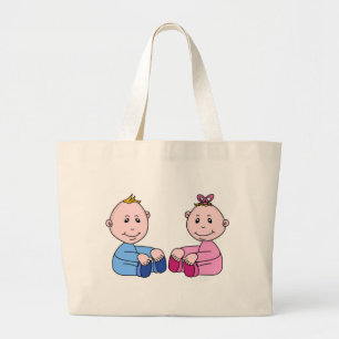 TWINS LARGE TOTE BAG