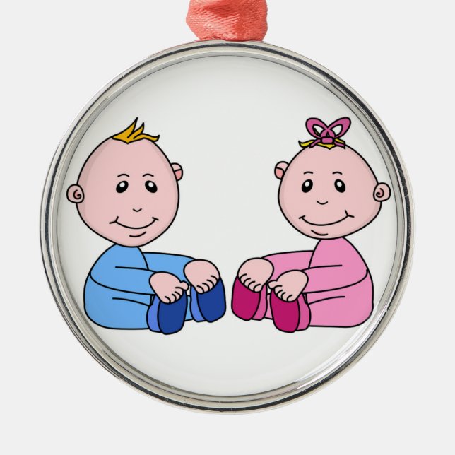 TWINS METAL ORNAMENT (Front)