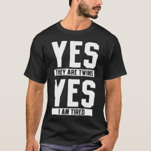 Twins Parent Mom Dad  T-Shirt