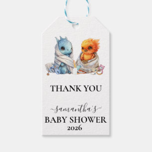 Twins Phoenix Dragon Fantasy Magical  Gift Tags