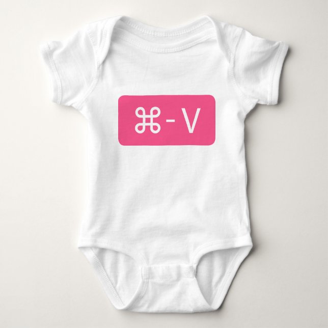 Twins Pink Command - V 'Paste' Shirt (Front)