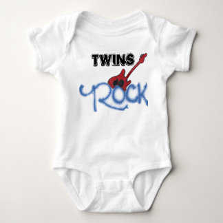 Twins Rock Baby Bodysuit