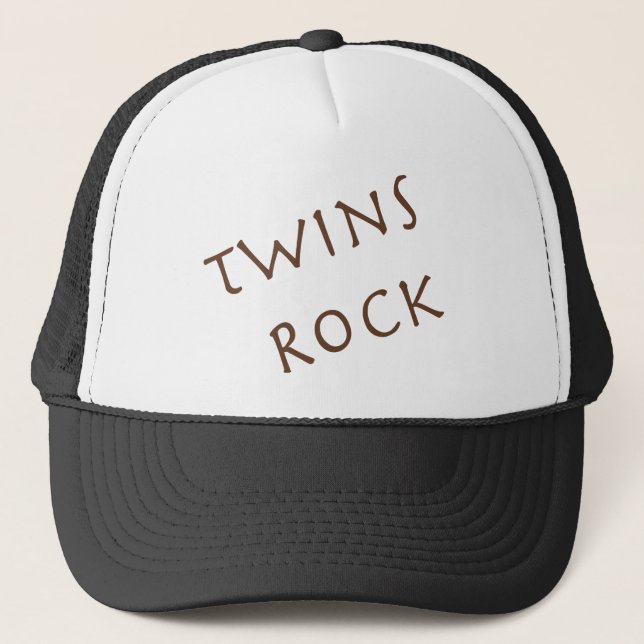 Twins Rock Trucker Hat (Front)