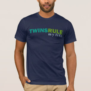 TWINS RULE my life T-shirt
