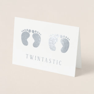 Twins Twintastic Funny  Silver Foil Card
