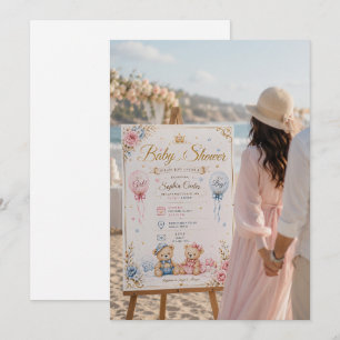 Twins Welcome Sign Mockup Invitation