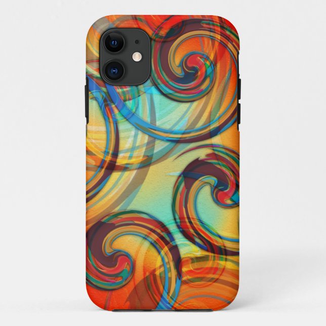 Twirl Case-Mate iPhone Case (Back)