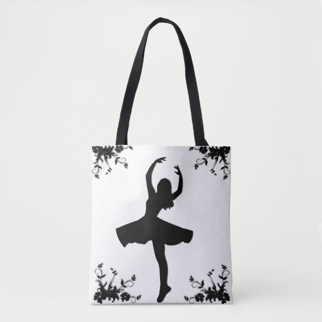 Twirl Dancer Tote Bag (Front)