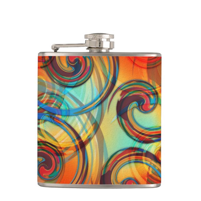Twirl Hip Flask (Front)