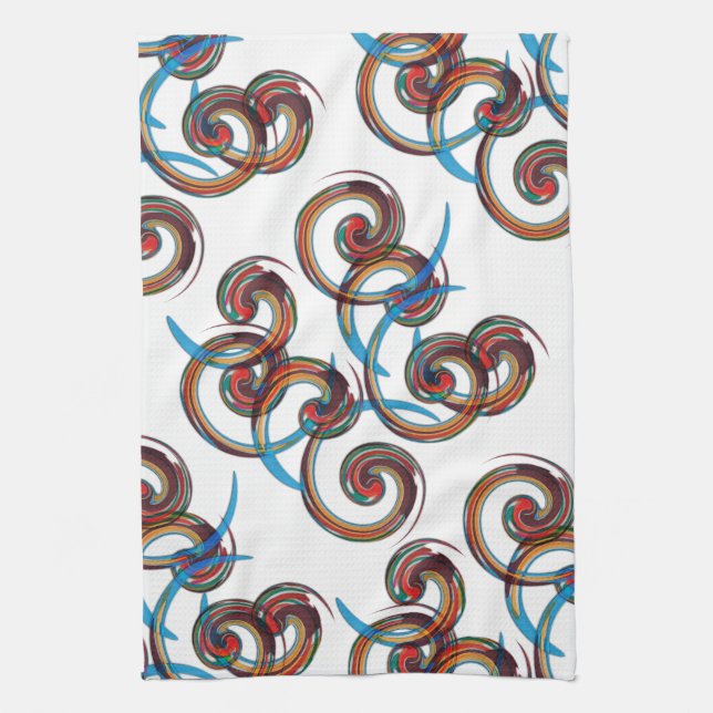 Twirl Kitchen Towel (Vertical)