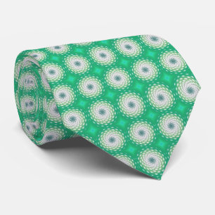 Twirl Pattern Dot in Turquoise  Tie