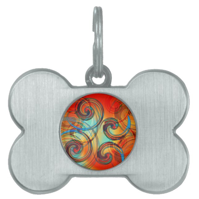 Twirl Pet Name Tag (Front)