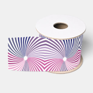 Twirl Pink Purple Grosgrain Ribbon