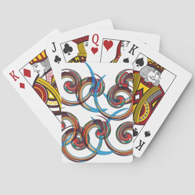 Twirl Playing Cards (Back)