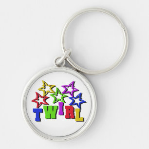 Twirl Stars Keychain