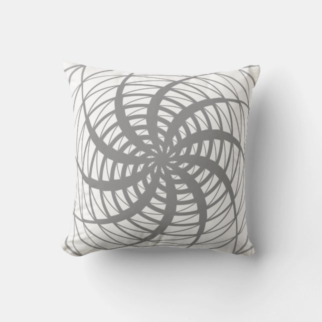 Twirl  throw pillow (Front)