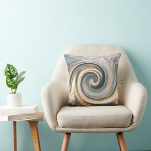 Twirled Clouds..... Throw Pillow