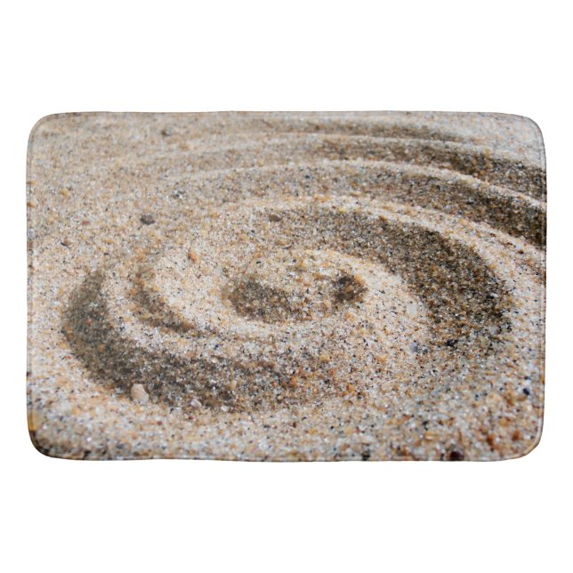 Twirled Sand Bath Mat (Front)