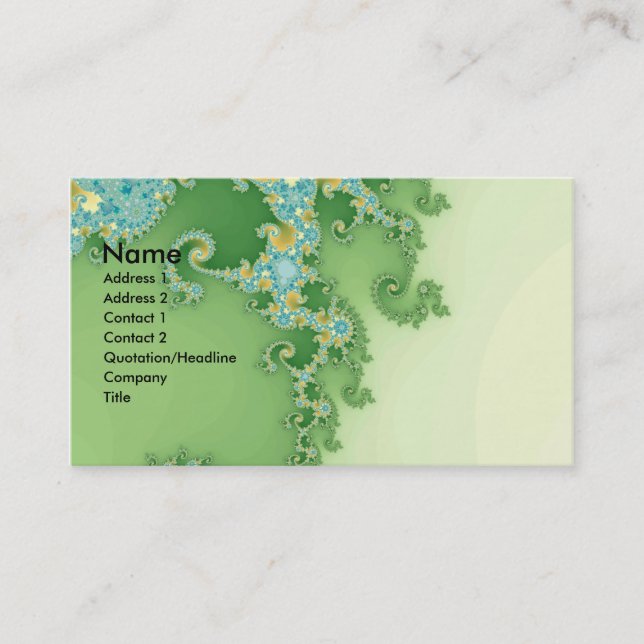 Twirligig - Fractal Business Card (Front)