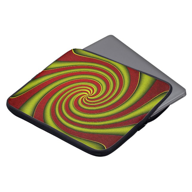 Twirlin' Leaf.... Laptop Sleeve (Front Top)