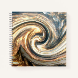 Twirling clouds..... notebook