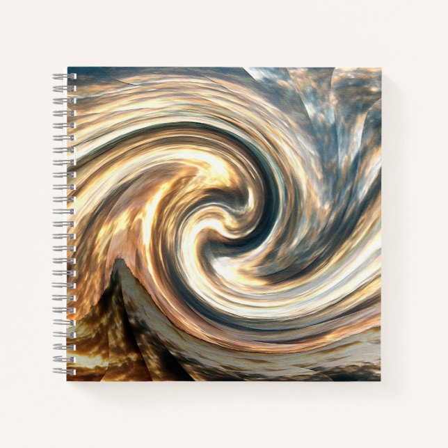 Twirling clouds..... notebook (Front)