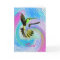 Twirling Hummingbird Note Card