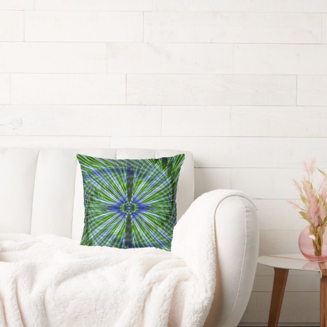 Twirling Palm Tree..... Throw Pillow (Couch)