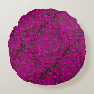 Twirling Roses..... Round Pillow