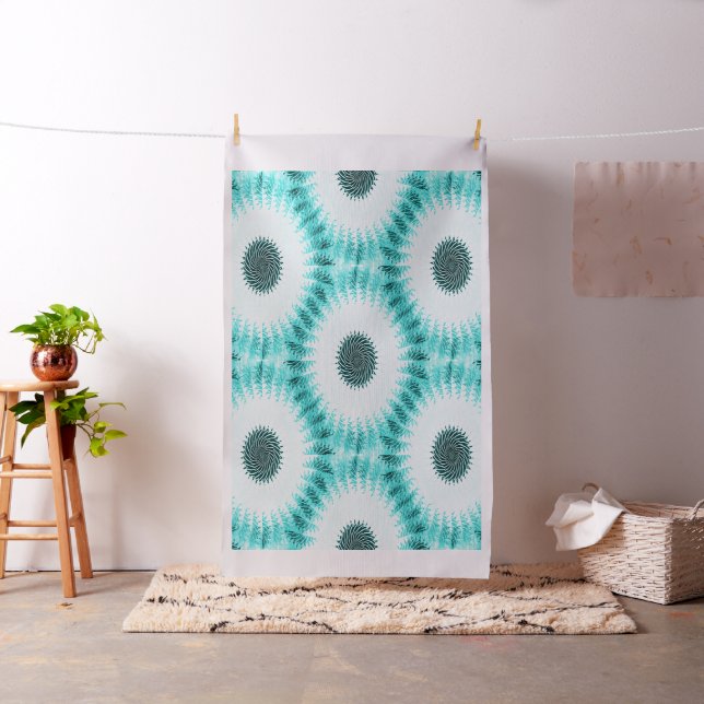 Twirling sea creatures..... fabric (In Situ)