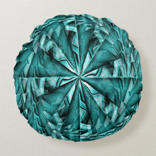Twirling Sea..... Round Pillow