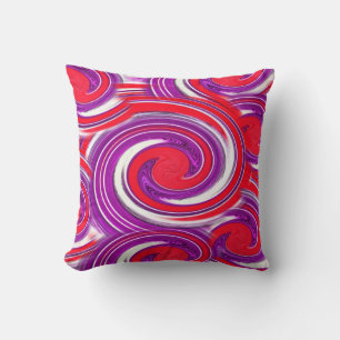 Twirls Throw Pillow