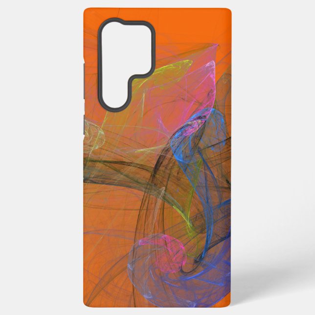 "Twist of Fate" abstract art case (Back)
