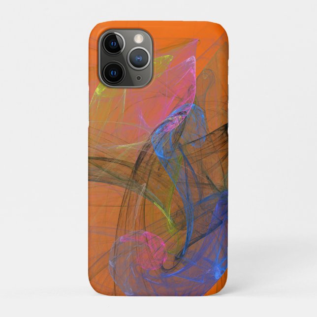 "Twist of Fate" abstract art case (Back)