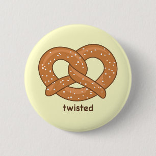 Twisted 2 Inch Round Button