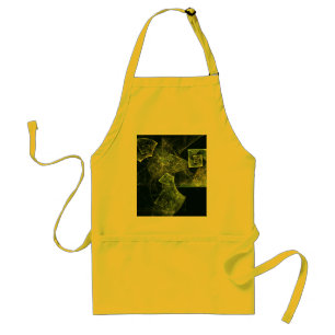 Twisted Balance Abstract Art Apron