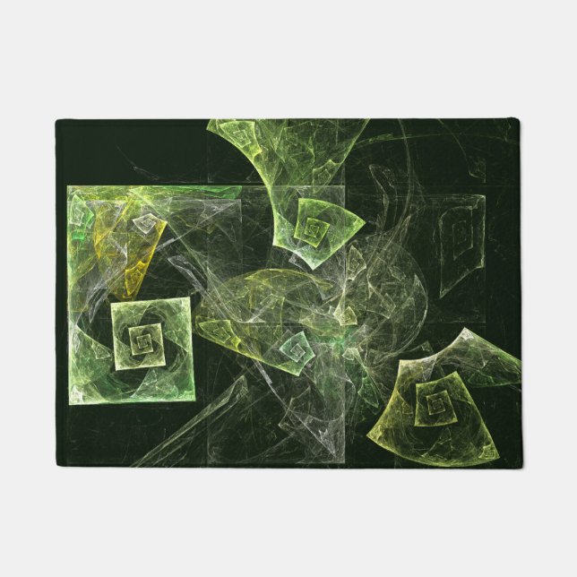 Twisted Balance Abstract Art Doormat (Front)