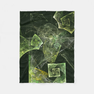 Twisted Balance Abstract Art Fleece Blanket