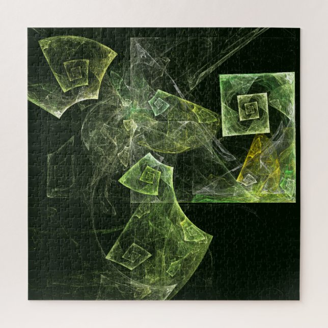 Twisted Balance Abstract Art Jigsaw Puzzle (Vertical)