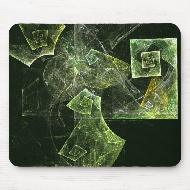 Twisted Balance Abstract Art Mousepad (Front)