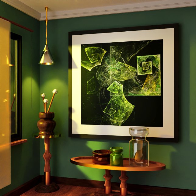 Twisted Balance Abstract Art Print (Twisted Balance Abstract Art Poster)