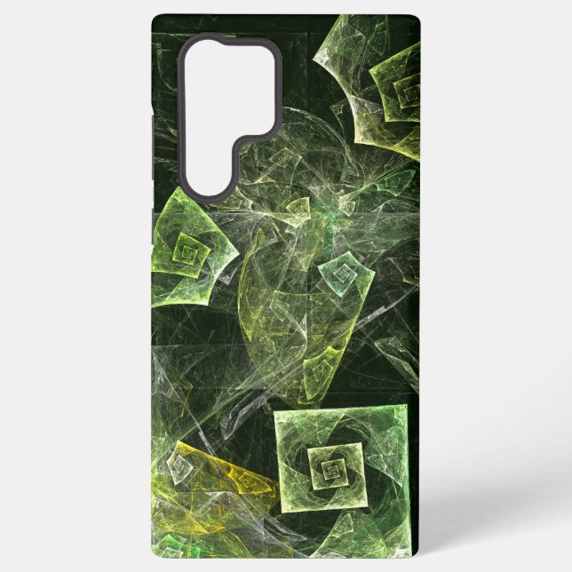 Twisted Balance Abstract Art Samsung Galaxy S22 Ultra Case (Back)