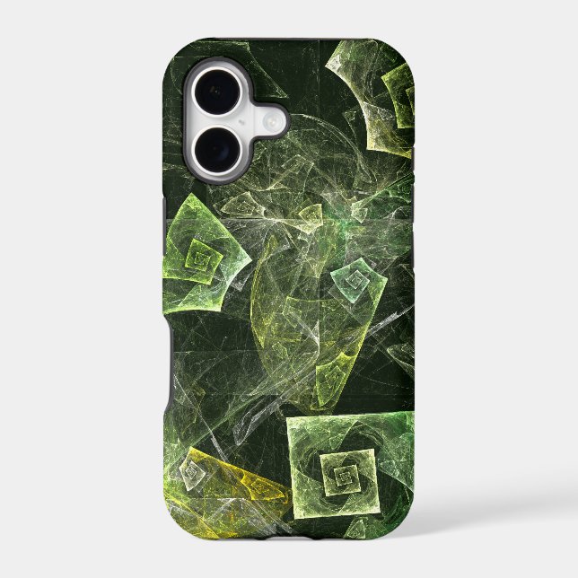 Twisted Balance Fractal Geometry Light Abstract (Back)