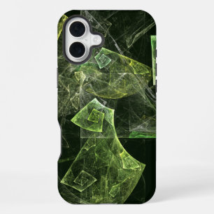 Twisted Balance Fractal Geometry Light Abstract iPhone 16 Plus Case